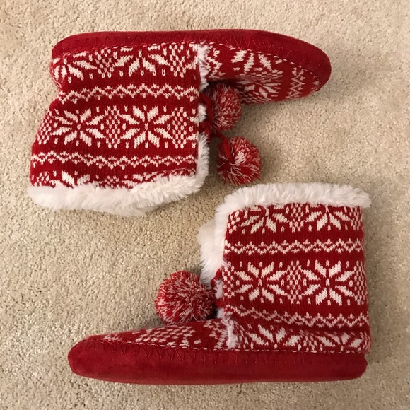 Forever 21 Fair Isle Knit Slippers - Picture 3 of 3